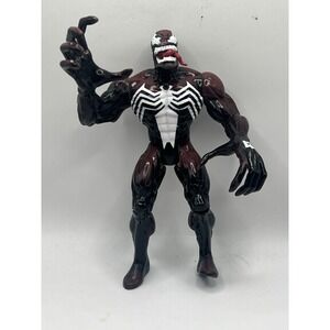 Vintage 1997 Toy Biz Marvel Venom Burgundy Action Figure Spider Man